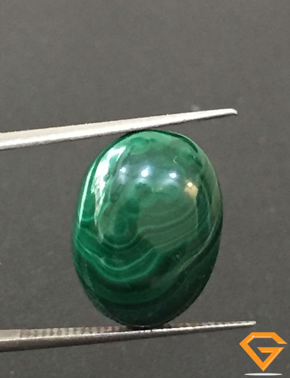 14.62 ct Natural Certified Malachite stone